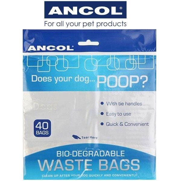 Ancol Bio-Degradable Poo Bags 40 Bag Pack -Ancol5016646017840