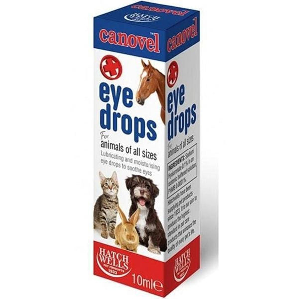 Animal Canovel Eye Drops 10ml Bottle -Hatchwells5024703004184