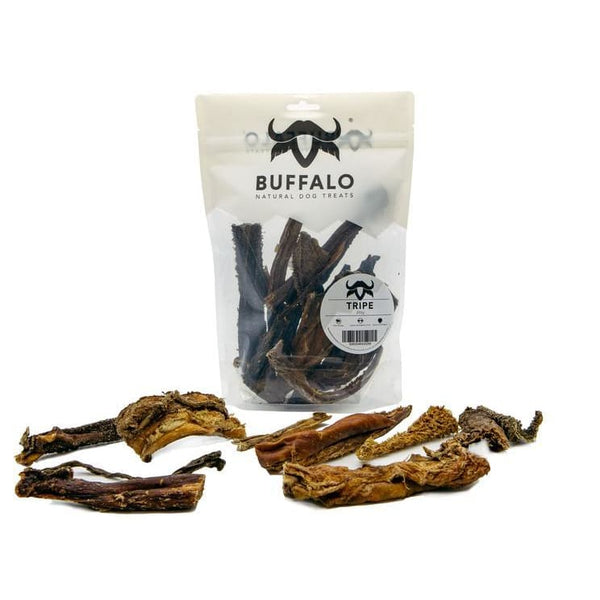 Buffalo Tripe Sticks Natural Dog Treats -Buffalo5060548430269