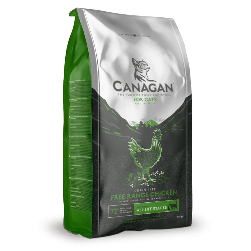 Canagan Dry Cat Food - Free Run Chicken Kibble For Cats -Canagan5029044000314