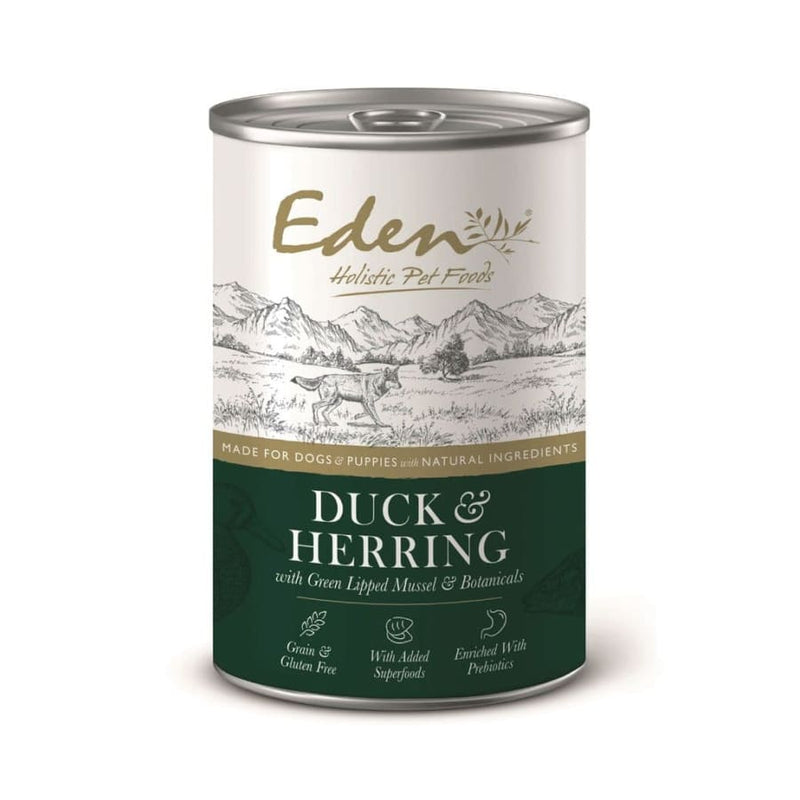Eden Gourmet Duck & Herring 400g wet Dog Food -Eden Pet Foods5060438811017
