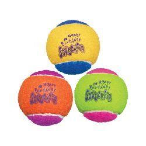 KONG Birthday Squeakair Ball - 3 Pack Dog Toys -Kong03558577519