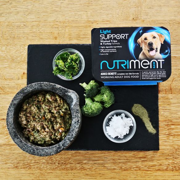 Nutriment's Light Support raw dog food -Nutriment
