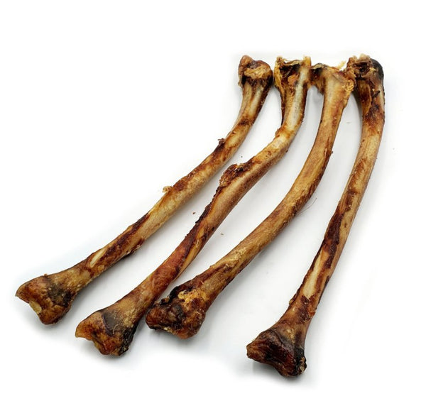 Ostrich Wing Bone Dog Treat - Single Wing Bone -Hollings