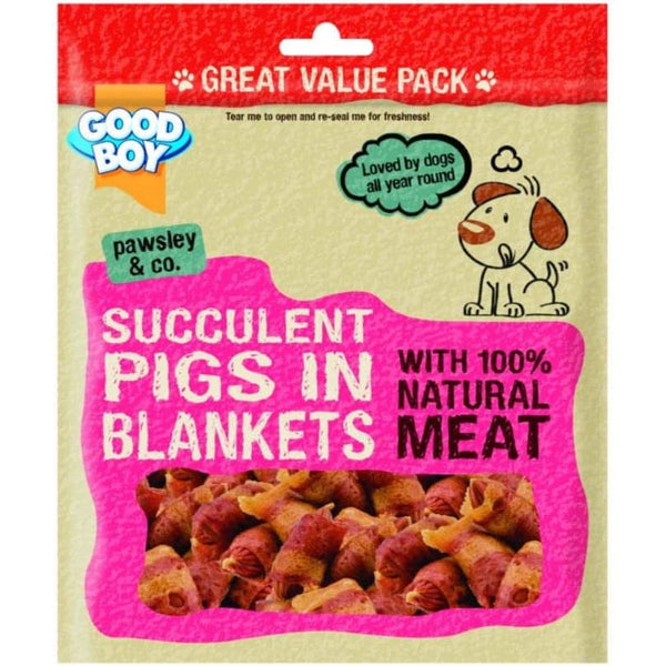 Pigs in Blankets Dog Treats - 320g Value Bag -Good Boy5000239057788