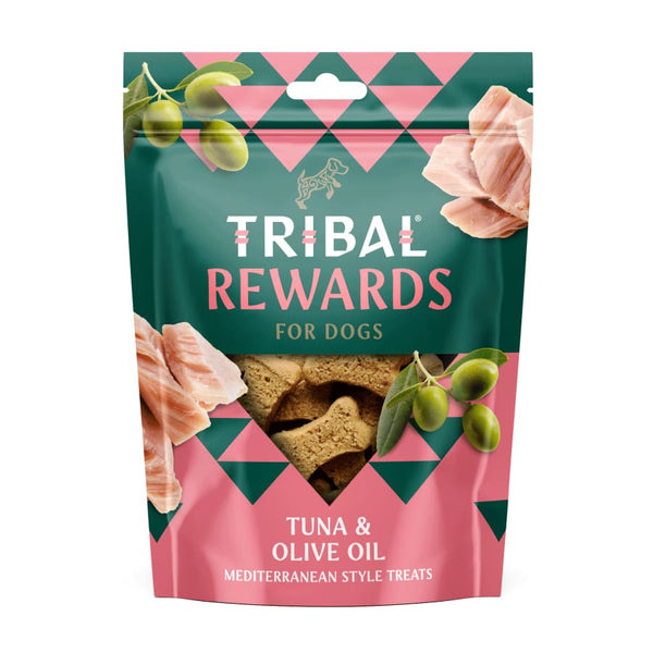 Tribal Tuna & Olive Oil Dog Biscuits. 125g -Tribal5060372411991