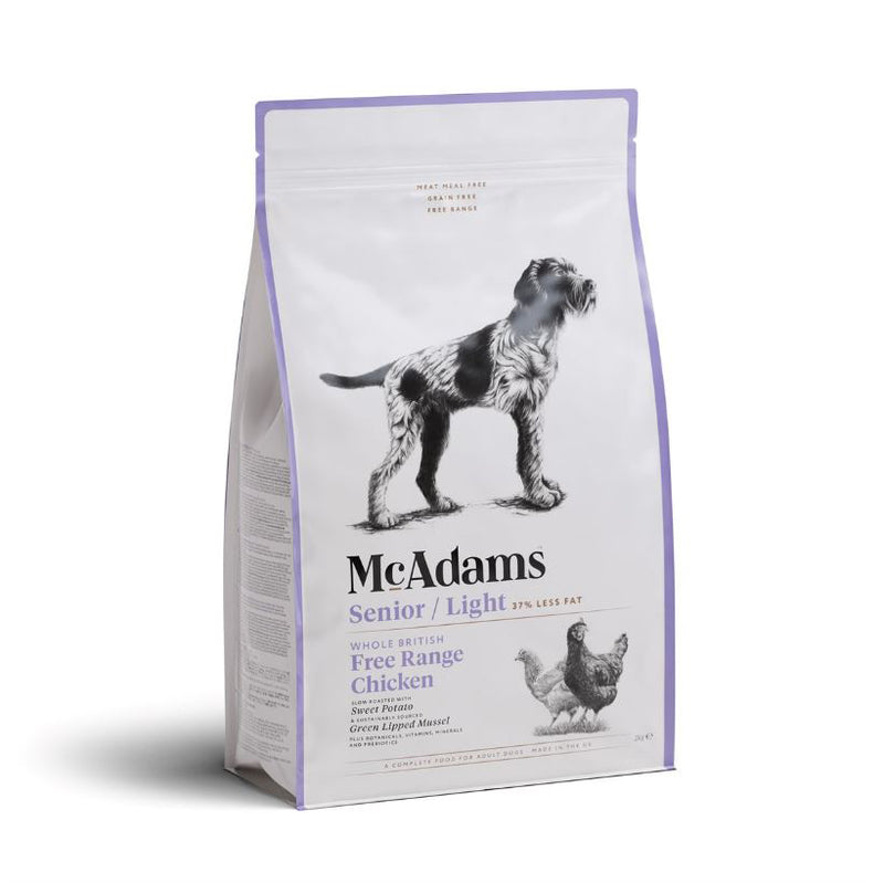 McAdam Senior / Light  Free Range Chicken Dry Dog Food
