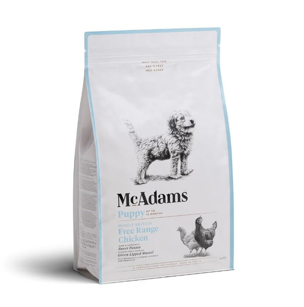 McAdams Puppy Free Range Chicken Dry Food