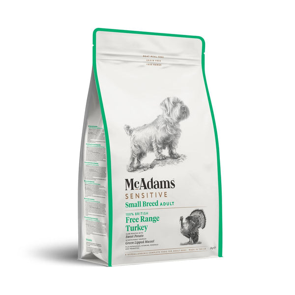McAdams Small Breed: Free Range Turkey Dry Dog Food