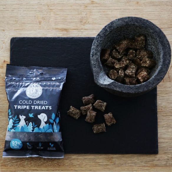 100g Leo & Wolf Cold Dried Tripe Treats for Cats & Dogs