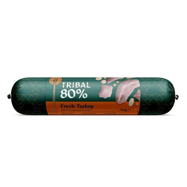 Tribal 80% Fresh Turkey Gourmet Sausage Dog Food -TribalTribal 80% Fresh Turkey Gourmet Sausage Dog Food