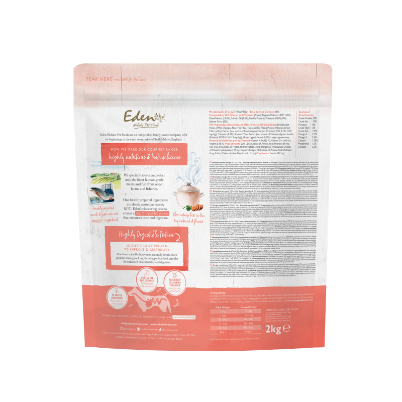 Eden Gourmet Salmon & Pheasant Dog Food