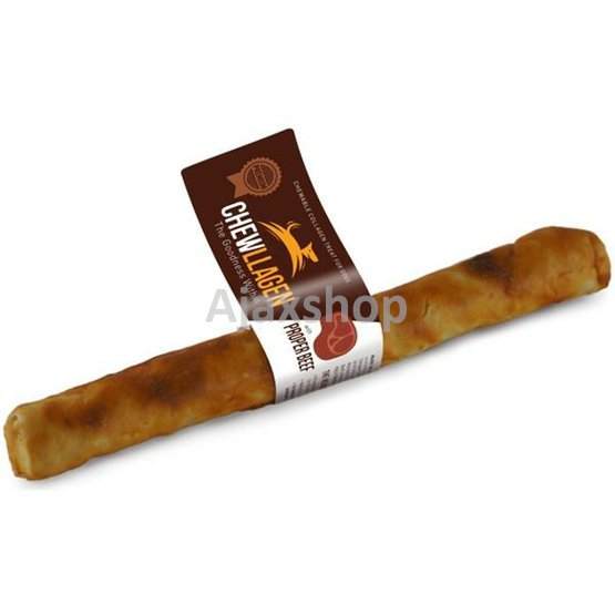 Chewllagen Chewable Collagen Dog Treats with Beef, improves joint health and muscular strength.
