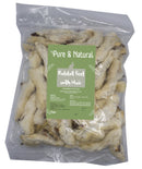 Pure & Natural Rabbit Feet with Hair, Natural Dog Treat, Single Protein, All Breeds
