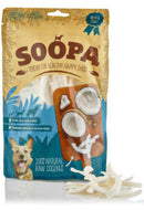 Soopa Coconut Dog Chews, Natural Single-Ingredient Treat, Dogs, 85g Bag