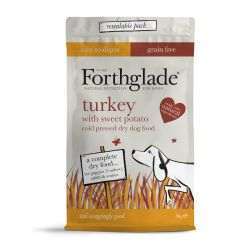 Forthglade Turkey Cold Pressed Natural Dry Food for dogs packaging.