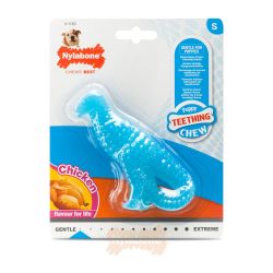Nylabone Puppy Teething Dinosaur Chicken Small