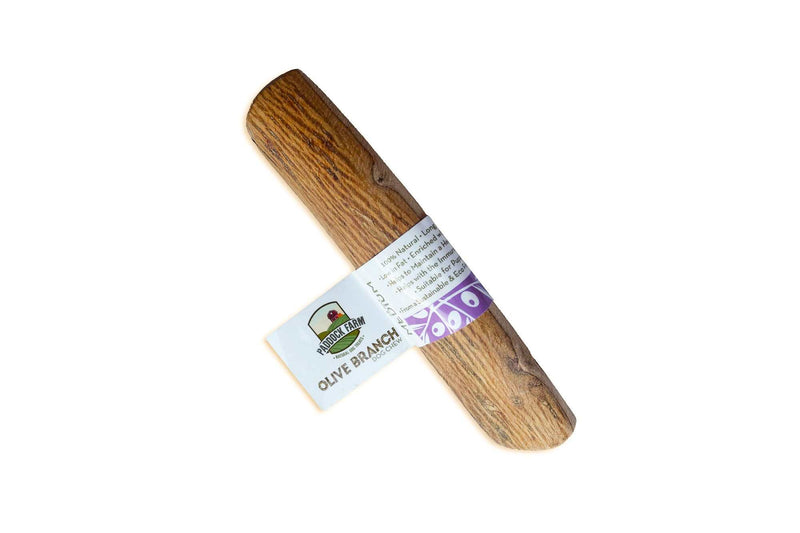 Nova Origins Olive Branch Chew, natural sustainable dog chew made from olive tree branches.