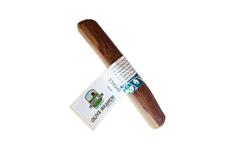 Nova Origins Olive Branch Chew, natural dog chew made from olive tree branches, eco-friendly and antioxidant-rich.
