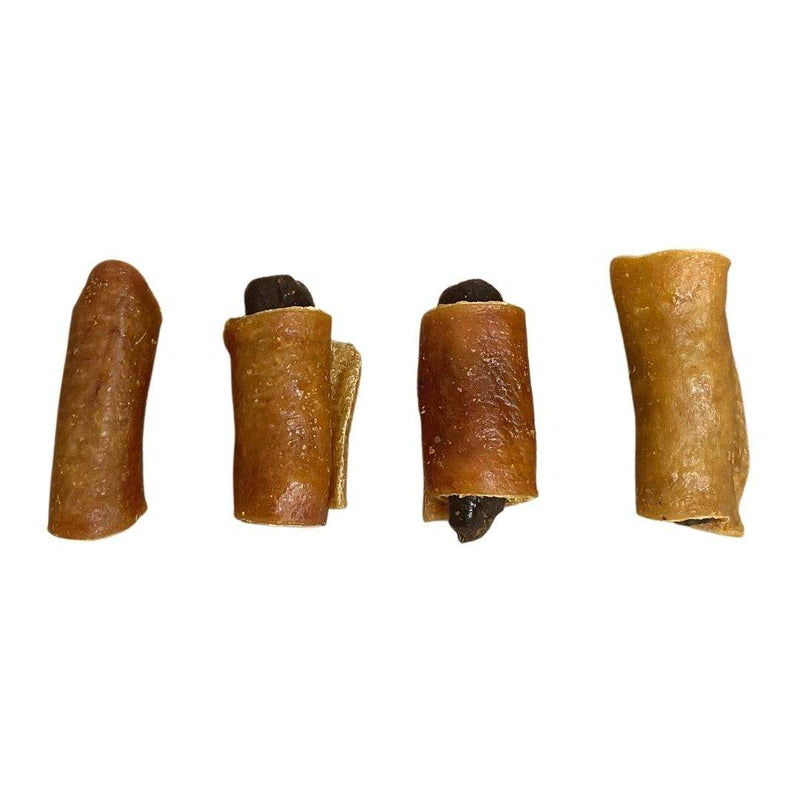 Nova chewy pigs in blankets for dogs made from chicken and pork.