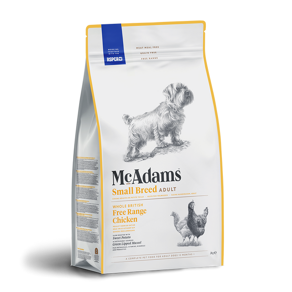 McAdams Small Breed: Free Range Chicken Dry Dog Food