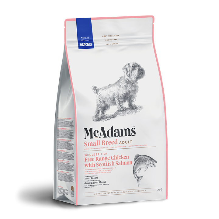 McAdams Small Breed: Free Range Chicken and Salmon Dry Dog Food