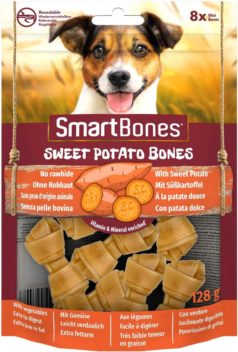 SmartBones Various Flavours Mini Knot Chew-8 Pack
