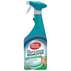 Cat Stain & Odour Remover 750ml spray bottle with enzymatic cleaner and pro-bacteria formula.