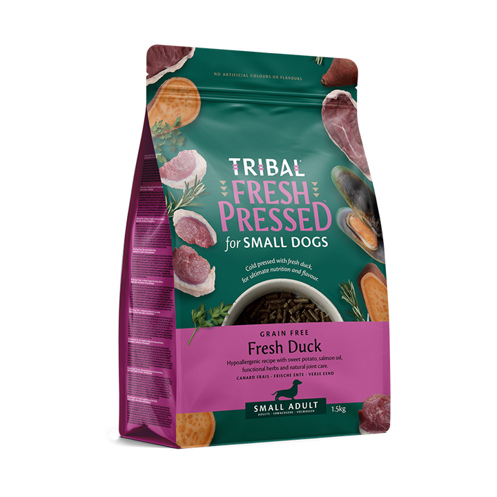 Tribal Small Breed Duck Cold Pressed Dog Food