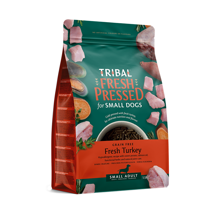 Tribal Small Breed Turkey Cold Pressed Dog Food