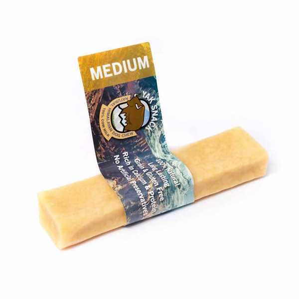 Yak Snack Natural Dog Chew, 100% natural, grain and gluten free, long-lasting treat.