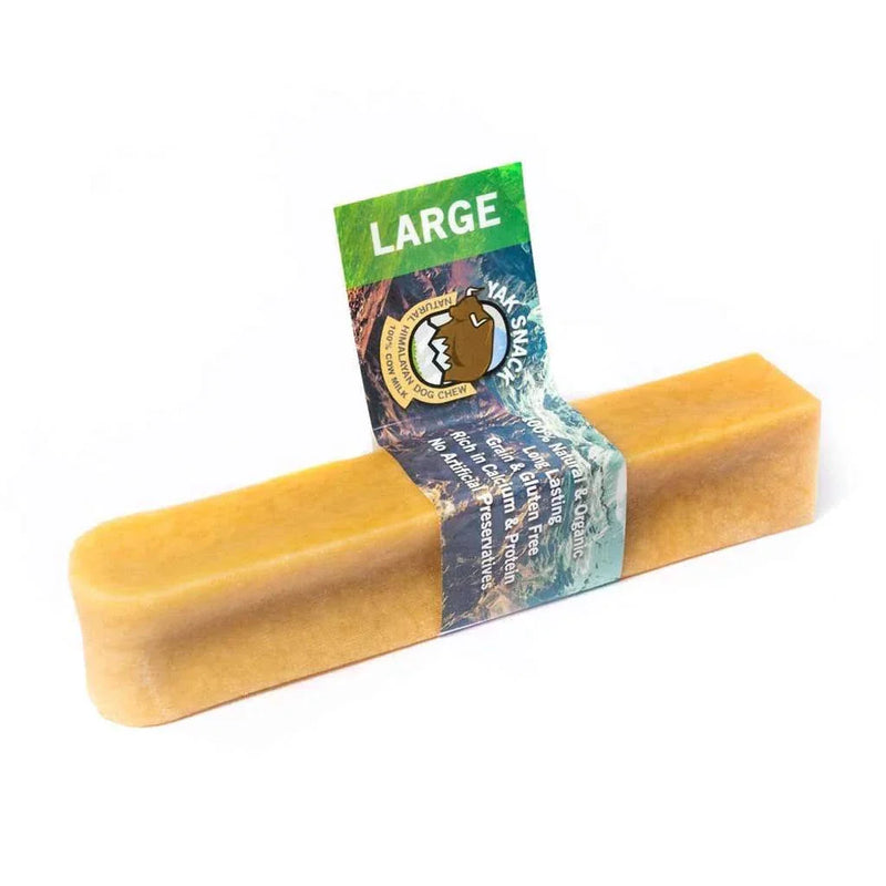 Yak Snack Natural Dog Chew, long-lasting and grain-free, rich in protein and calcium.