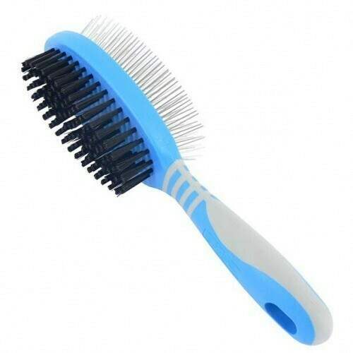 Ancol Ergo Large Double - Sided Grooming Brush - Ancol5016646043306