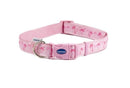 Ancol Fashion Collar pink flamingo adjustable nylon dog collar with snap-buckle fastening