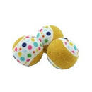 Ancol Pawty Time Dog Tennis Ball 3 pack - Ancol5016646019158