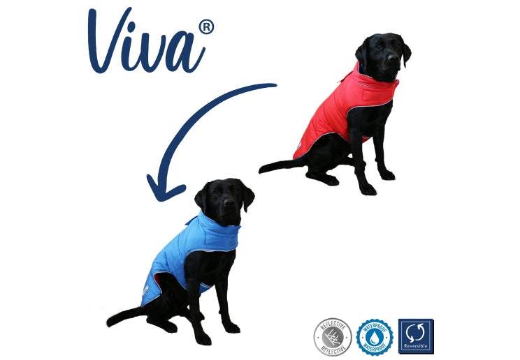Ancol Viva Reversible Dog Coat Red/Blue - Ancol5016646808