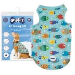 Animate Pet Cooling Vest, Fish Design - Animate50236180046554