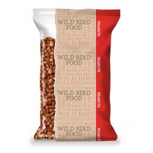 Basics Split Peanuts 400g wild bird food in mesh feeder-friendly packaging