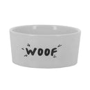 Best In Show 'Woof' Design Stoneware 15cm Dog Bowl - Best In Show