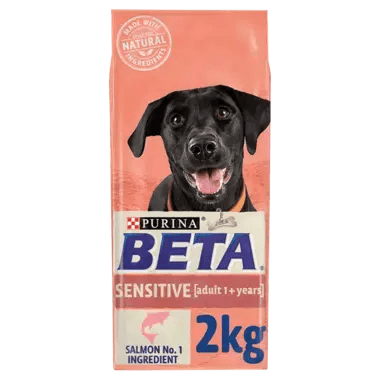 BETA Adult Dry Dog Food Sensitive Salmon 2Kg - Purina07613036470124