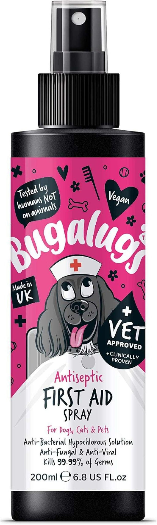Bugalugs Antiseptic First Aid Spray - Bugalugs5056176299569