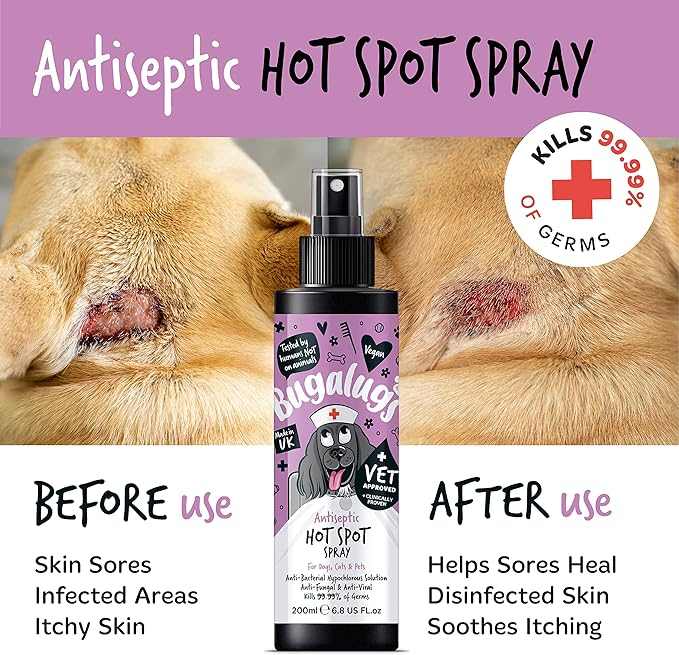 Bugalugs Antiseptic Hot Spot Spray - Bugalugs5056176299583