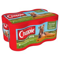 Chappie Original Wet Dog Food Tins 412g