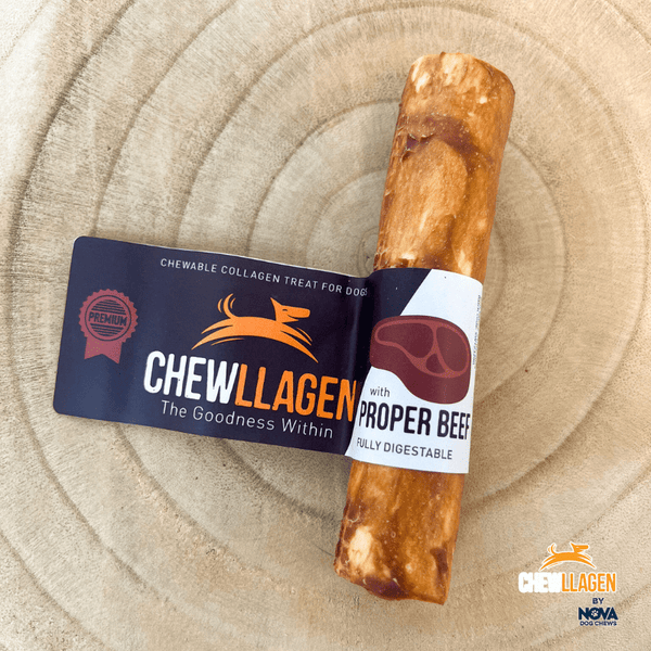 Chewllagen Chewable Beef Collagen Dog Treats Small - Chewllagen742174711008