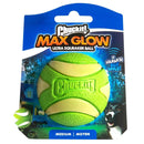 Chuckit Max Glow Ultra Medium Squeaker Ball - Unleash the Fun! - Chuckit029695431425
