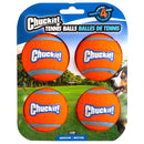 Chuckit Tennis Balls 4 pack medium size durable bright orange fetch toys for dogs