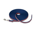 Coachi Waterproof Long Training Line 10m blue and orange dog lead with metal clip for recall and safety training