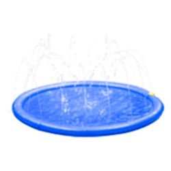 Danish Design Pet cooling water sprinkler and splash pool for dogs, 100x100cm, lightweight, portable, easy hose connection, fun summer relief