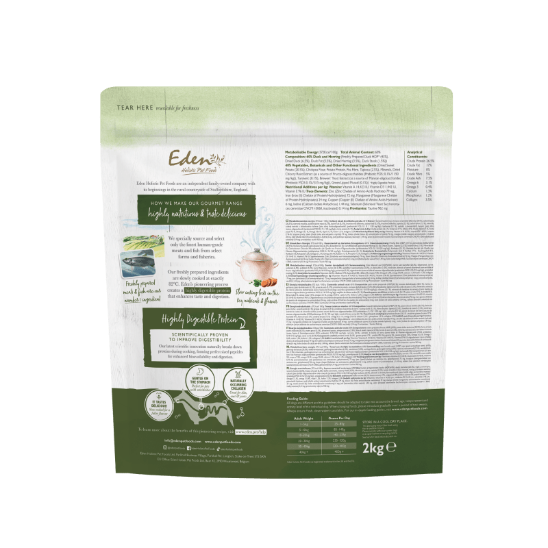 Eden Gourmet Duck & Herring Dog Food - Eden Pet Foods