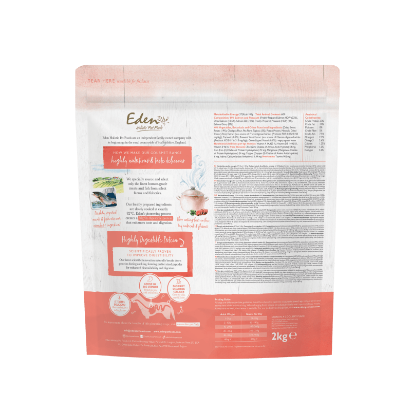 Eden Gourmet Salmon & Pheasant Dog Food - Eden Pet Foods